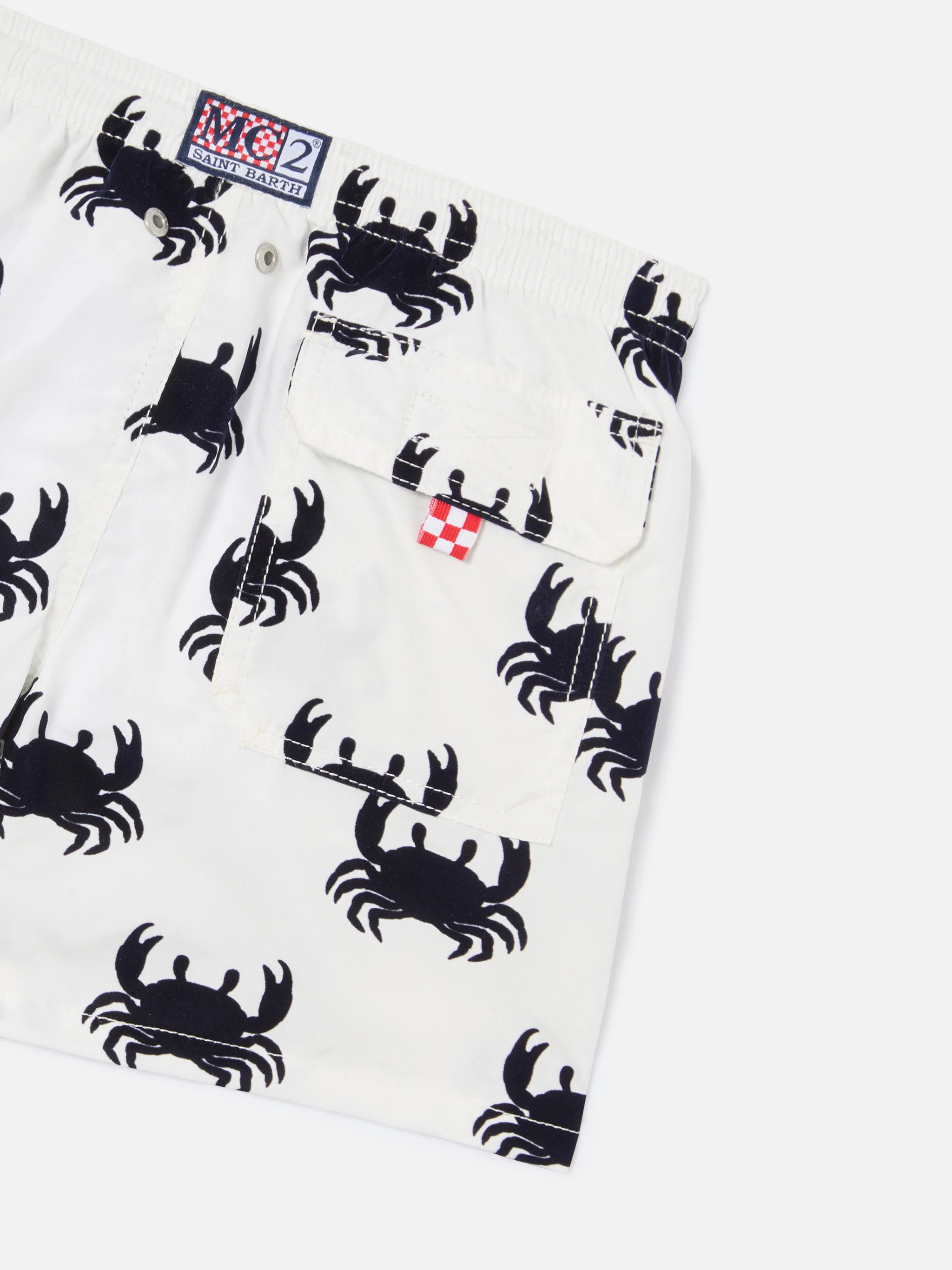 Boy swim shorts with velvet crabs - Image 3