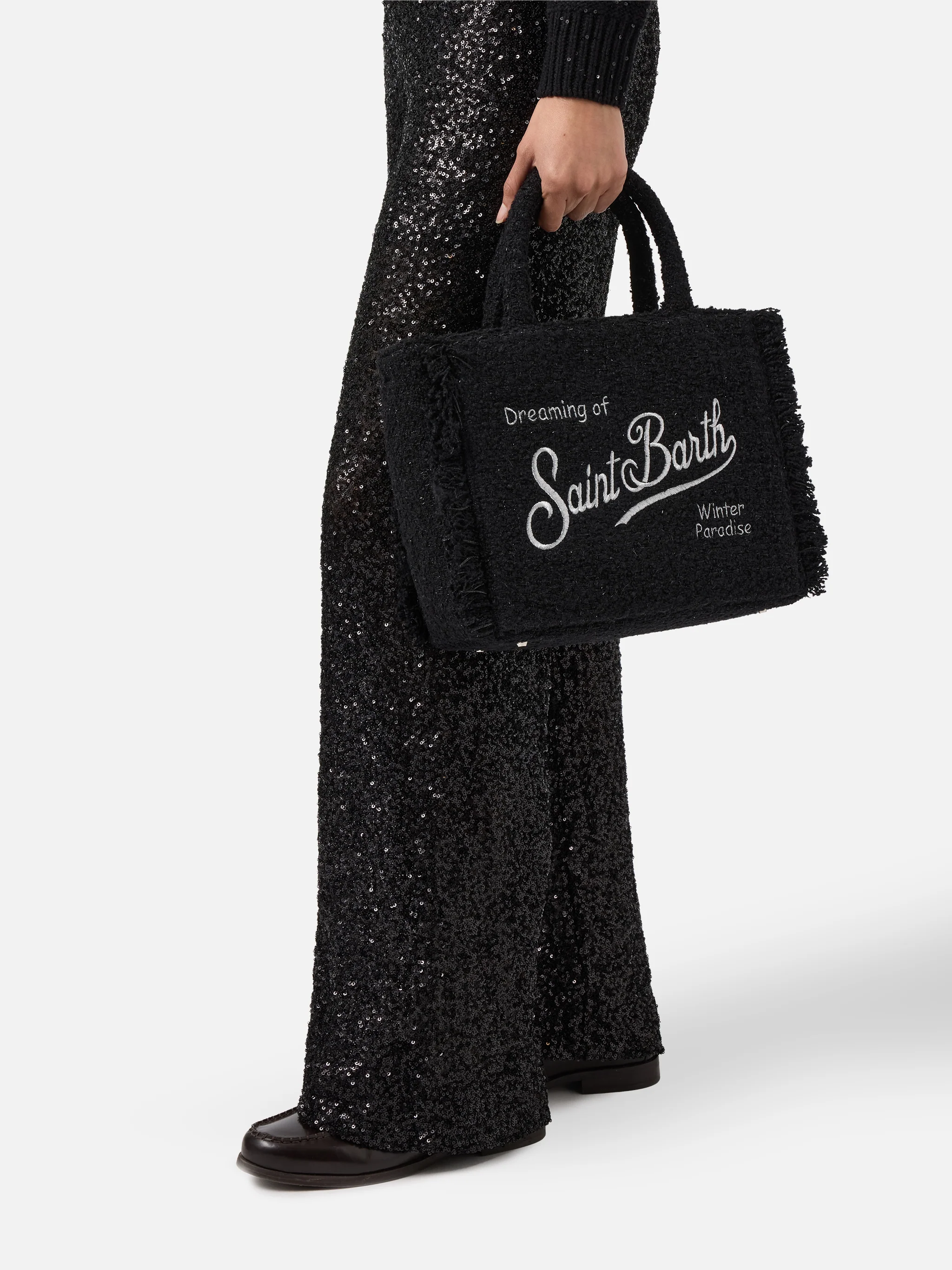 Colette Tweed black bag - Image 4