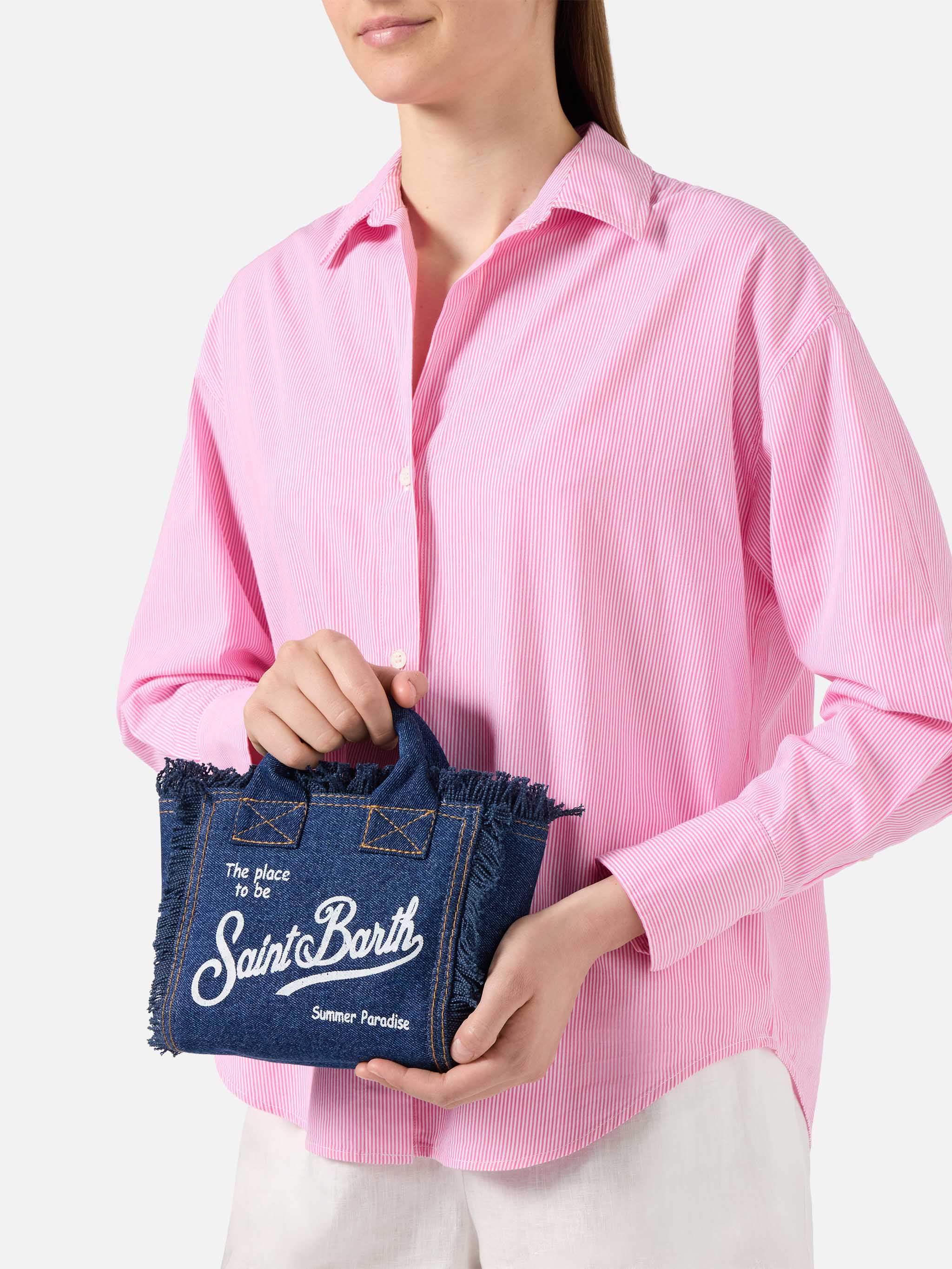 Dark wash denim Vanity mini bag - Image 2