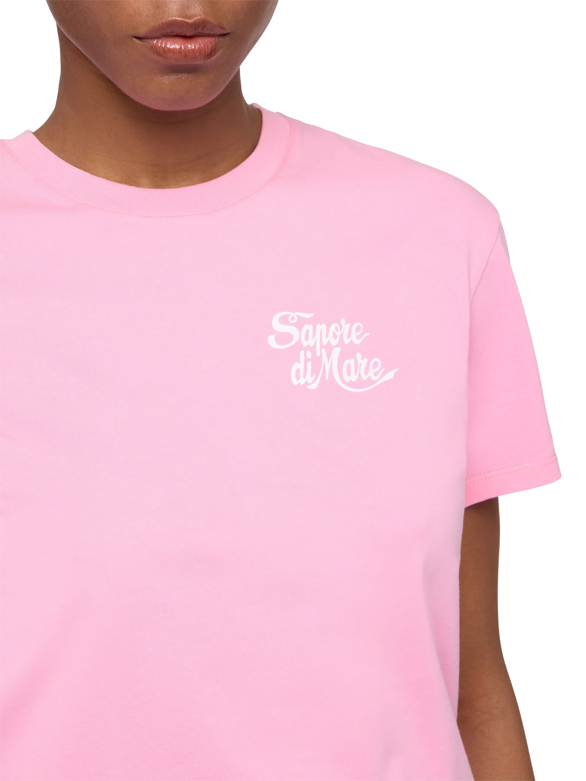Emilie cotton t-shirt with Sapore di Mare print | SAPORE DI MARE SPECIAL EDITION