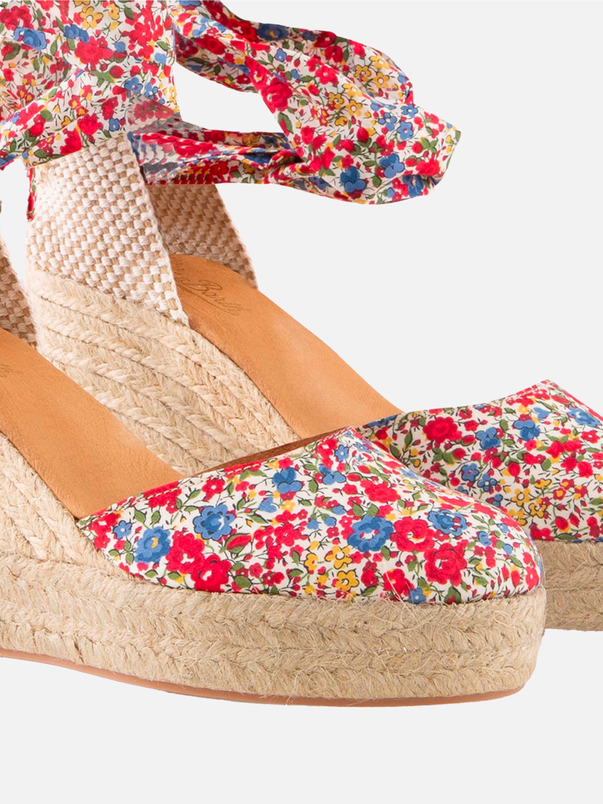 Espadrillas with high wedge and ankle lace - Image 2
