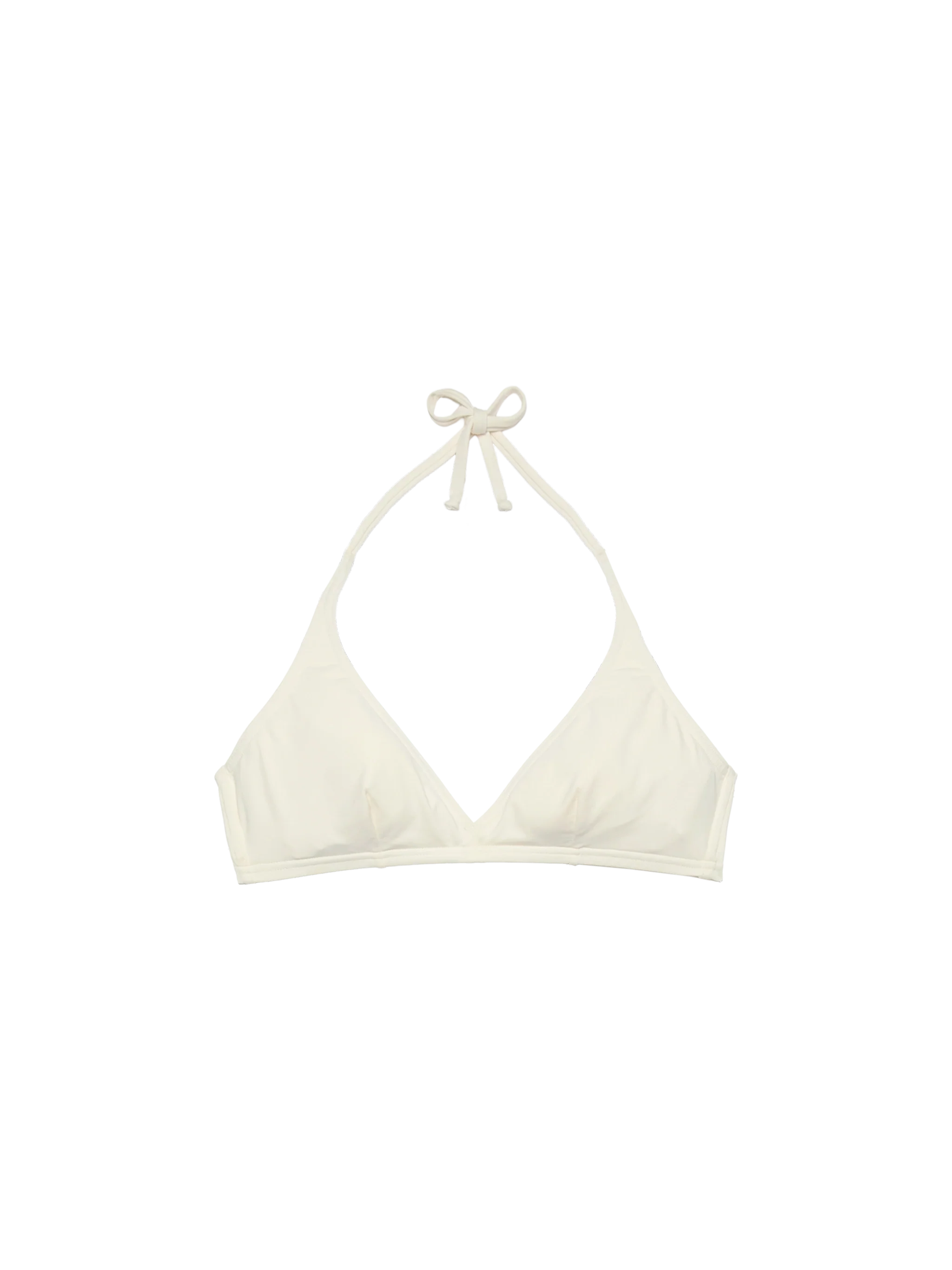 Gaia cream triangle bralette top