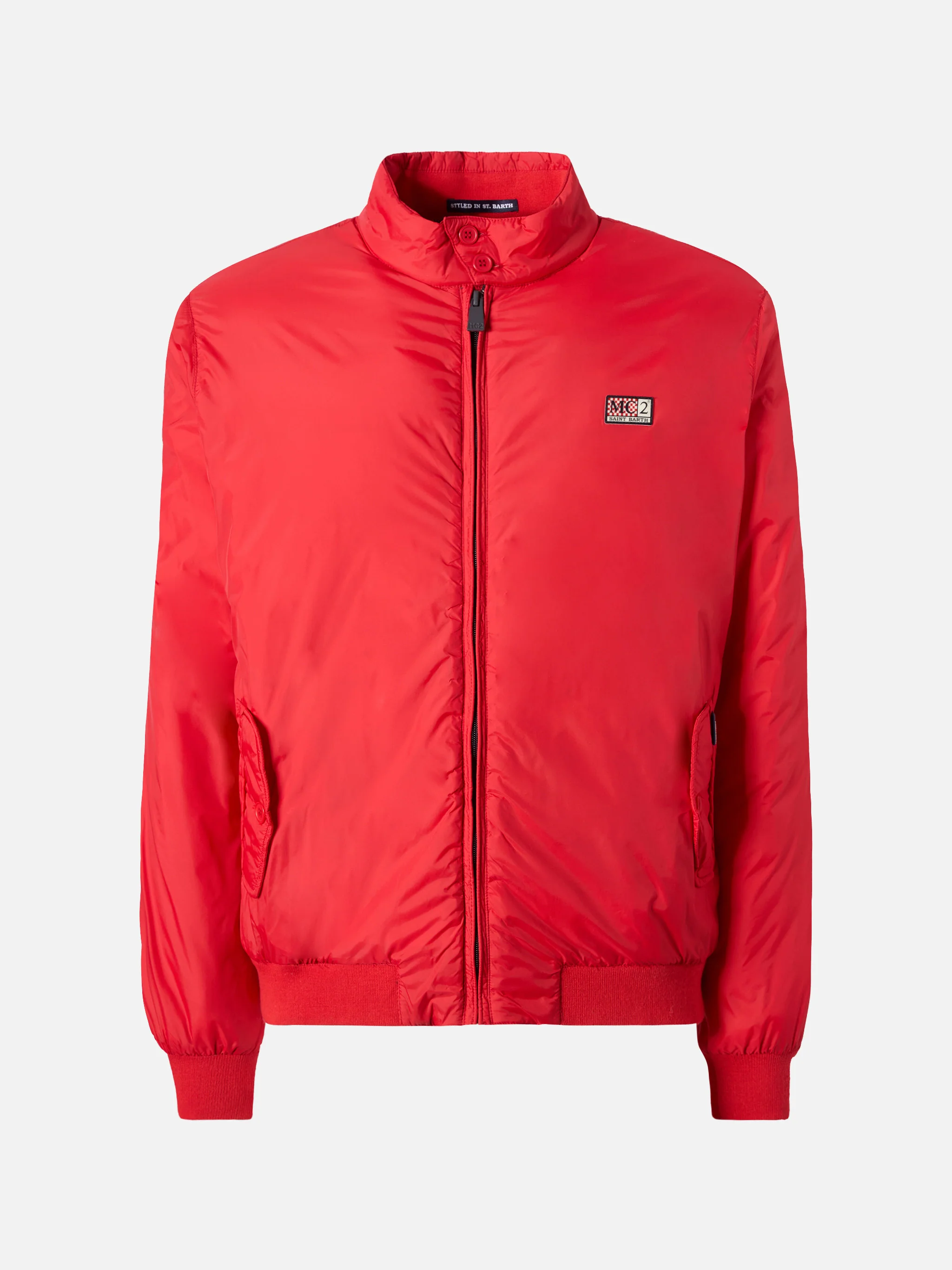 Jet lightweight bomber jacket in red - Image 6