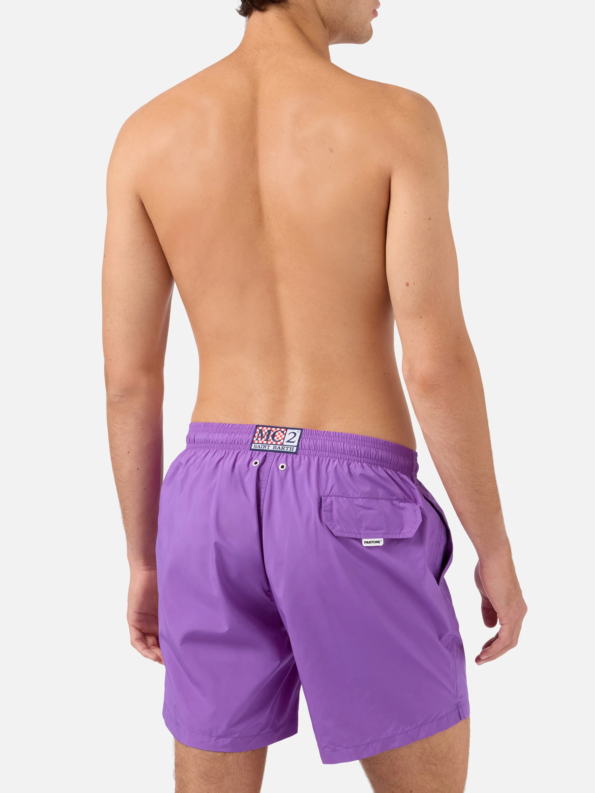 Lightweight fabric purple swim shorts Lighting Pantone | PANTONE® SPECIAL EDITION - Image 5