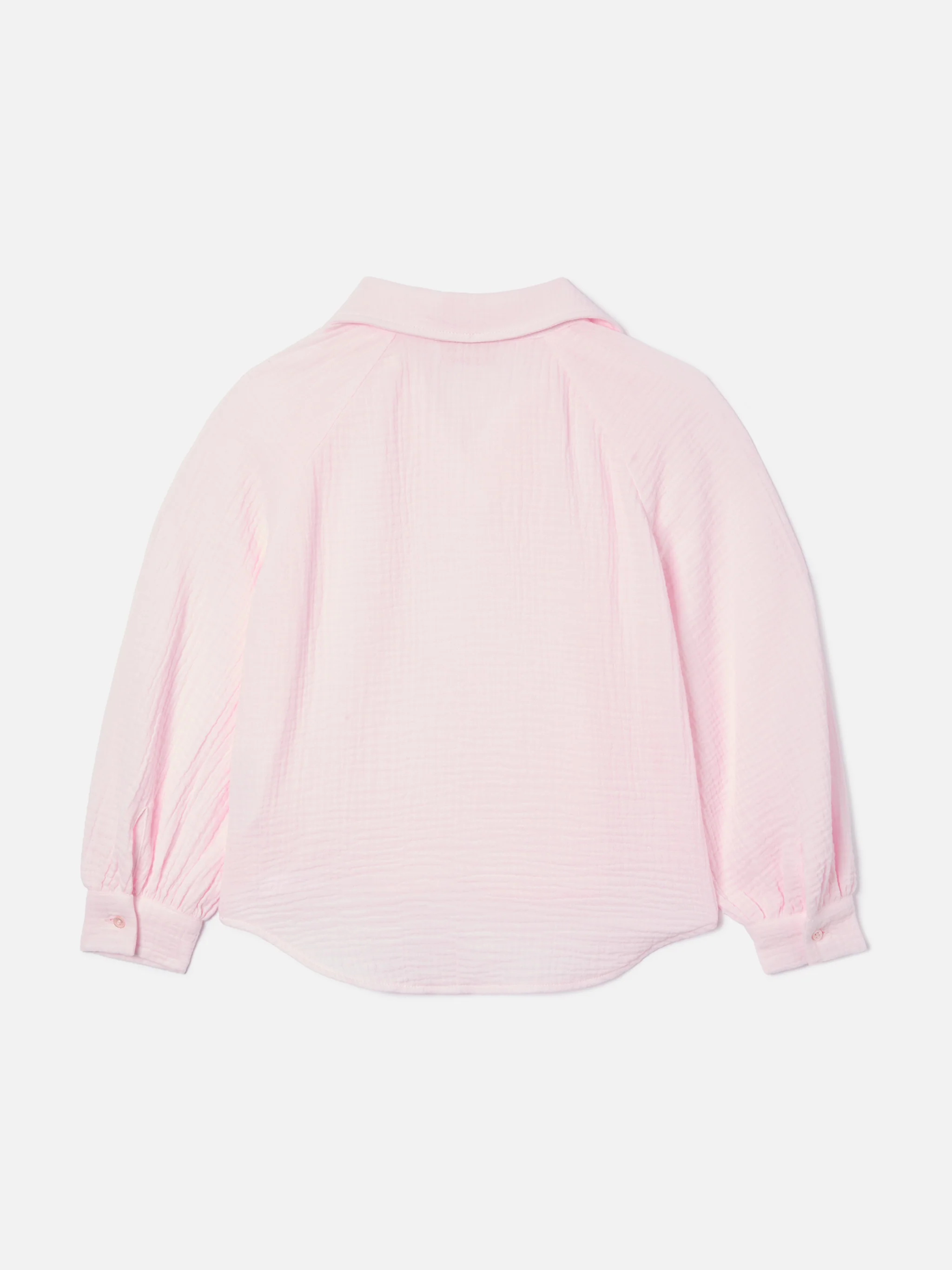 Maira Jr Shirt in pink cotton muslin - Image 5