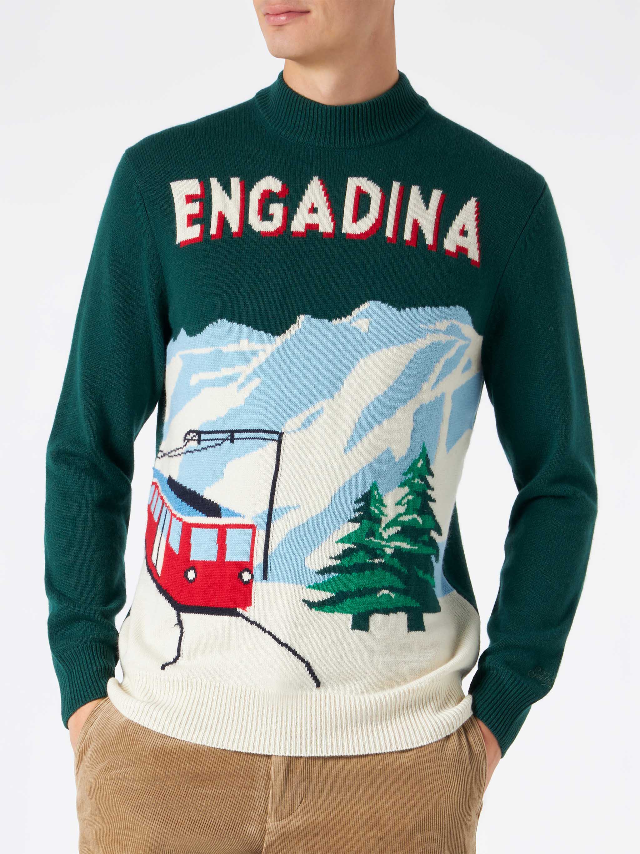 Davos Engadina postcard sweater