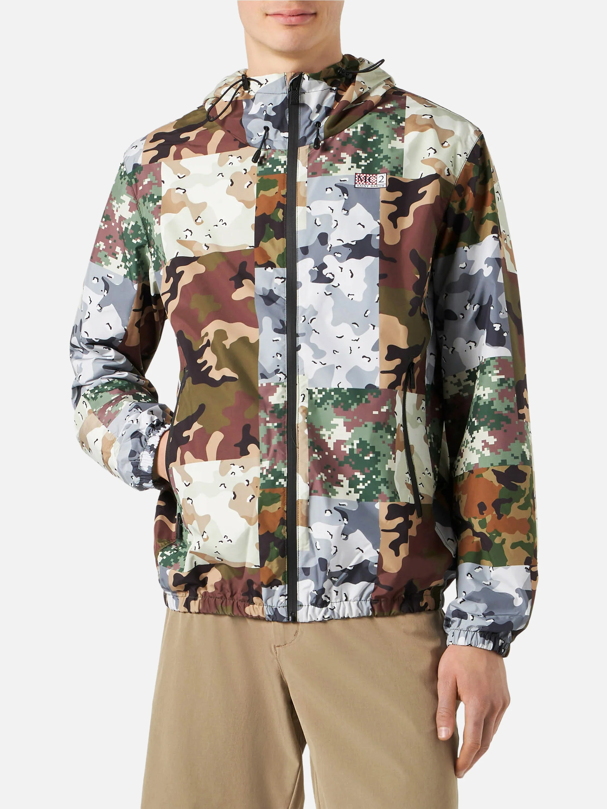 Kauris camouflage windbreaker