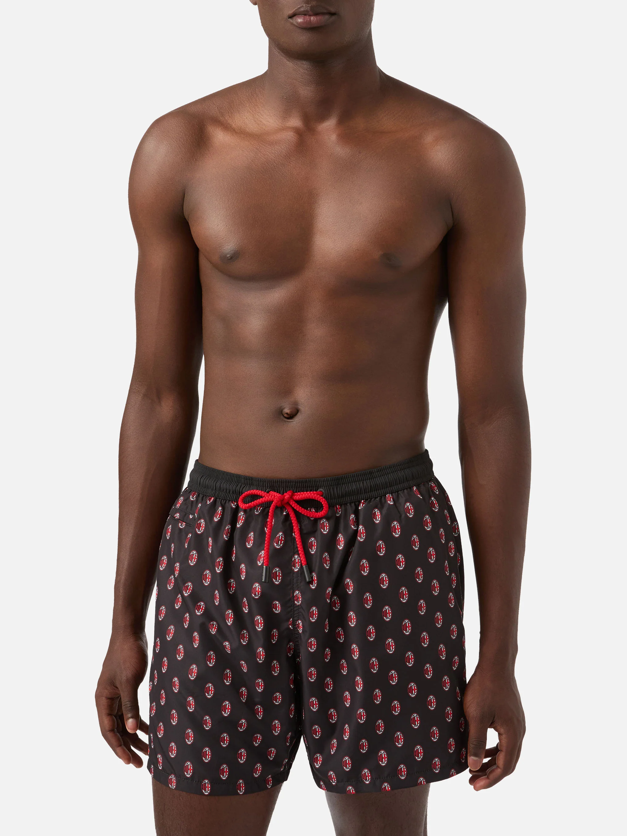 Lighting Micro Fantasy black Milan logo swim shorts | Special Edition - Image 3