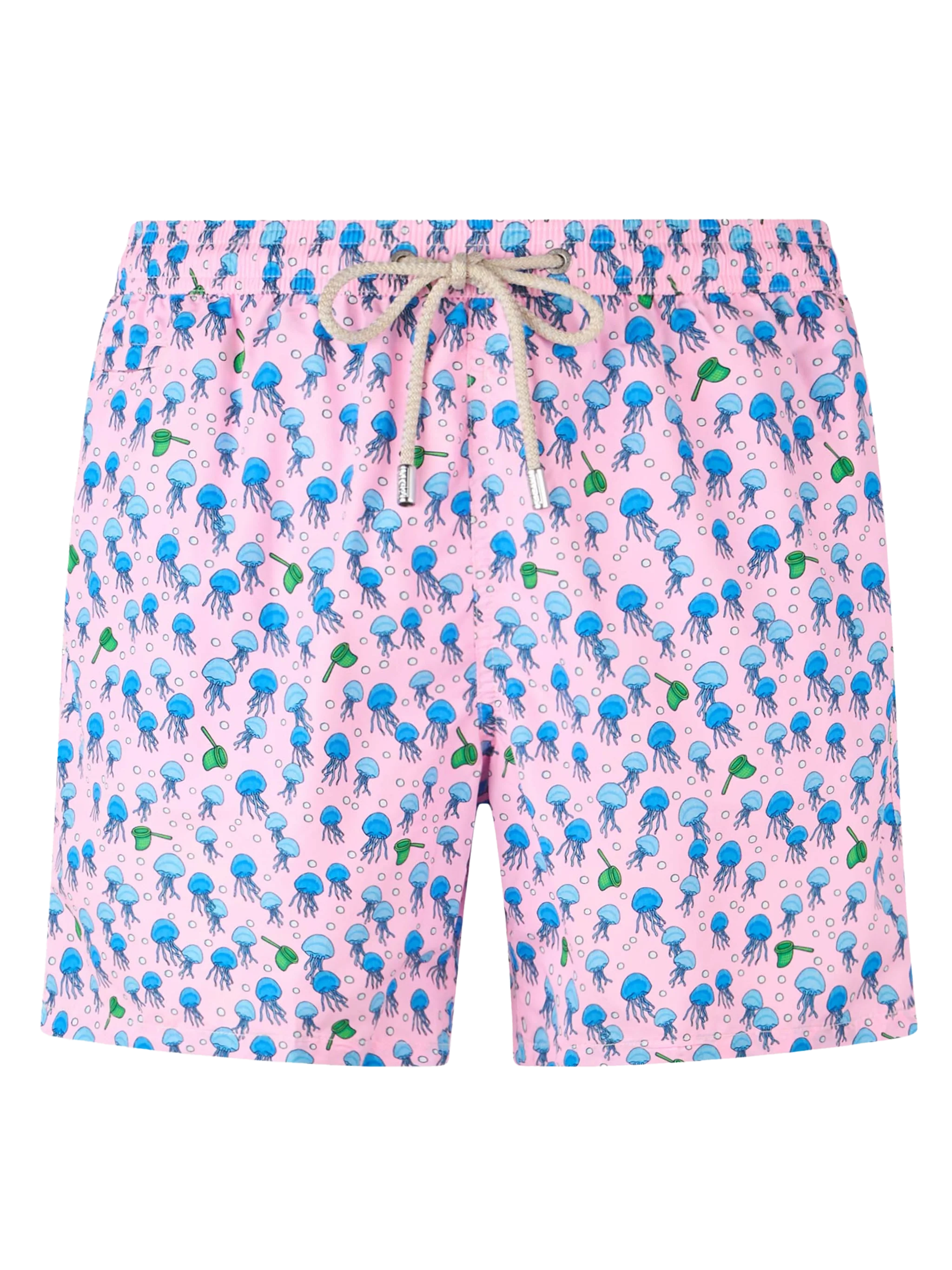 Lighting Micro Fantasy light blue jellyfish print swim shorts