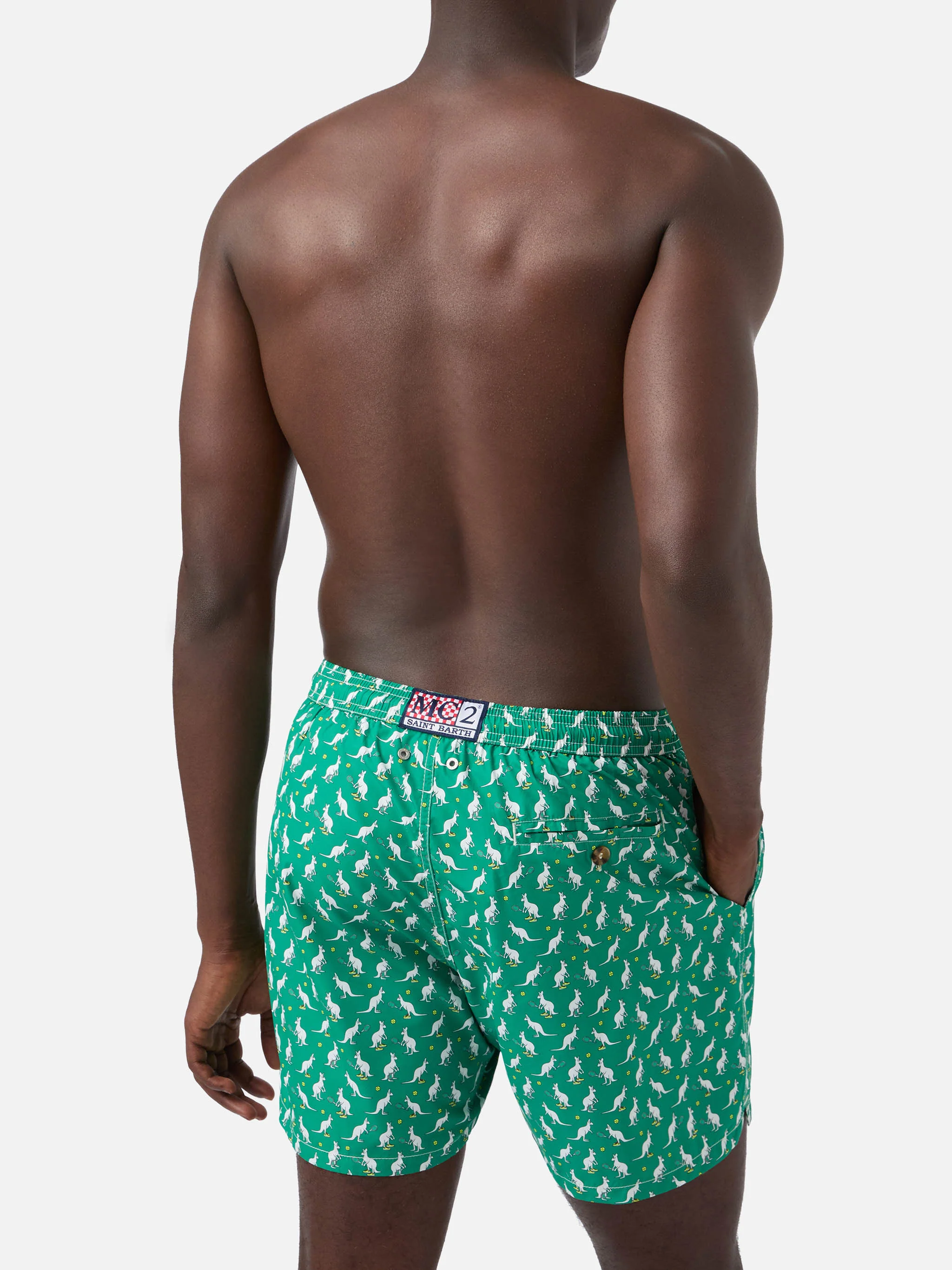 Lighting Micro Fantasy green Australian print swim shorts | Special Edition - Image 5
