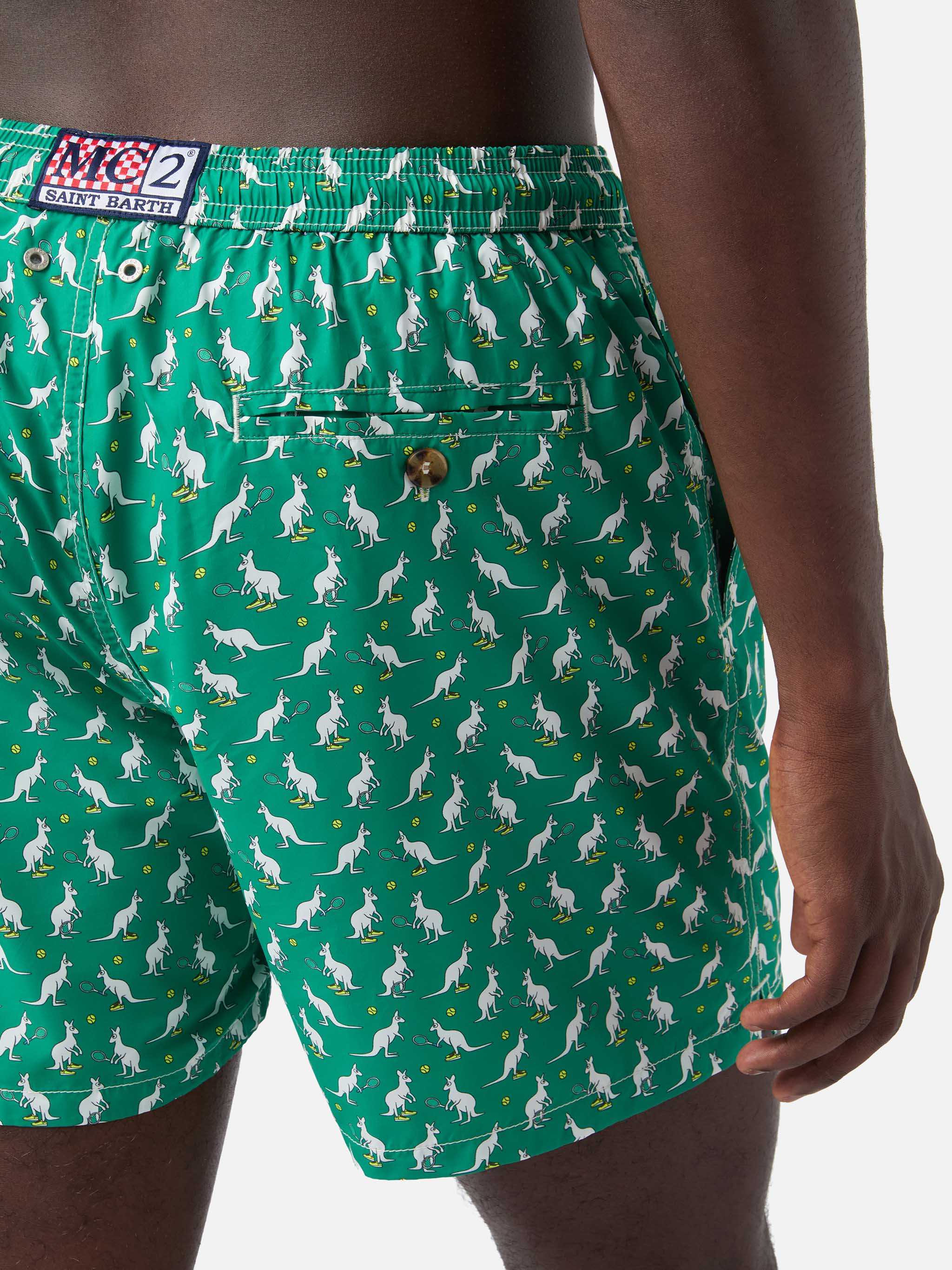 Lighting Micro Fantasy green Australian print swim shorts | Special Edition - Image 6