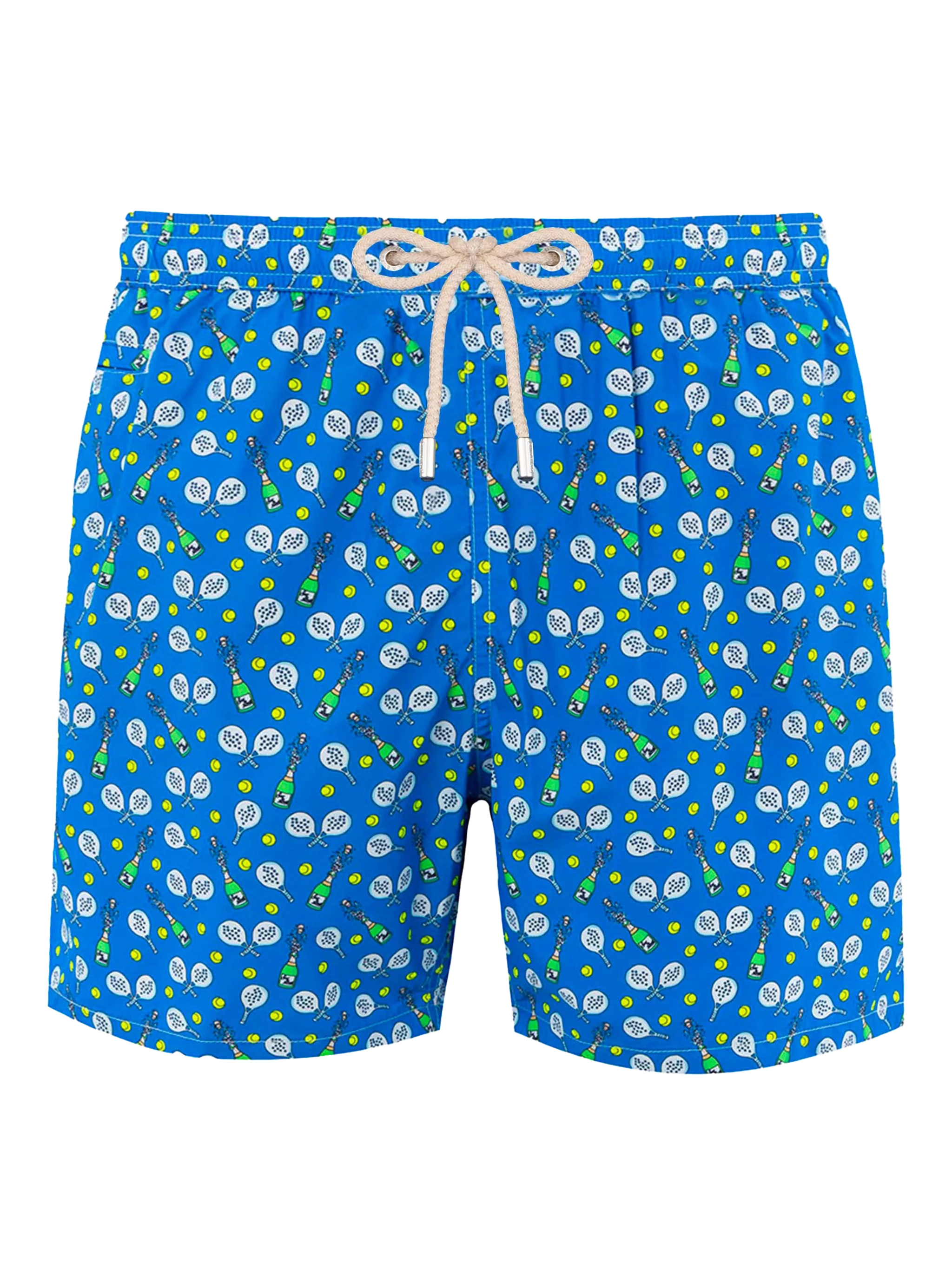 Lighting Micro Fantasy green padel print swim shorts