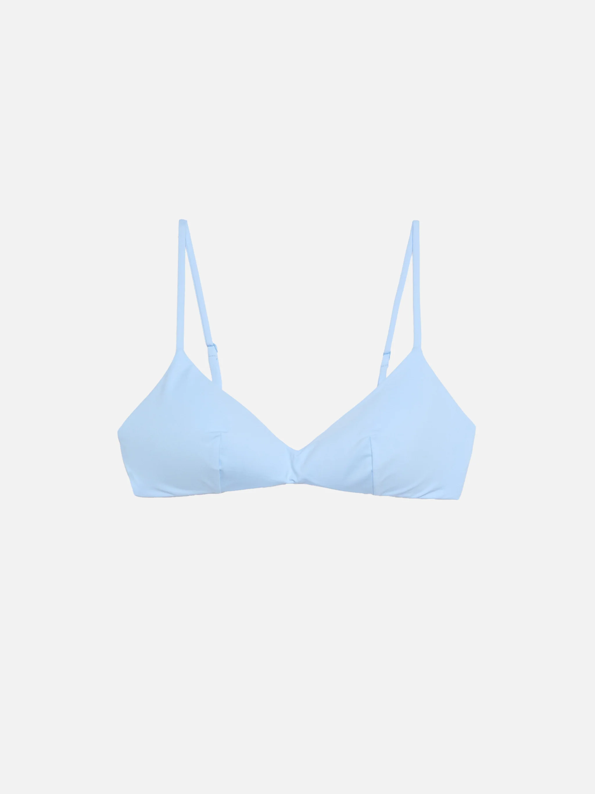 May light blue scoop bralette top