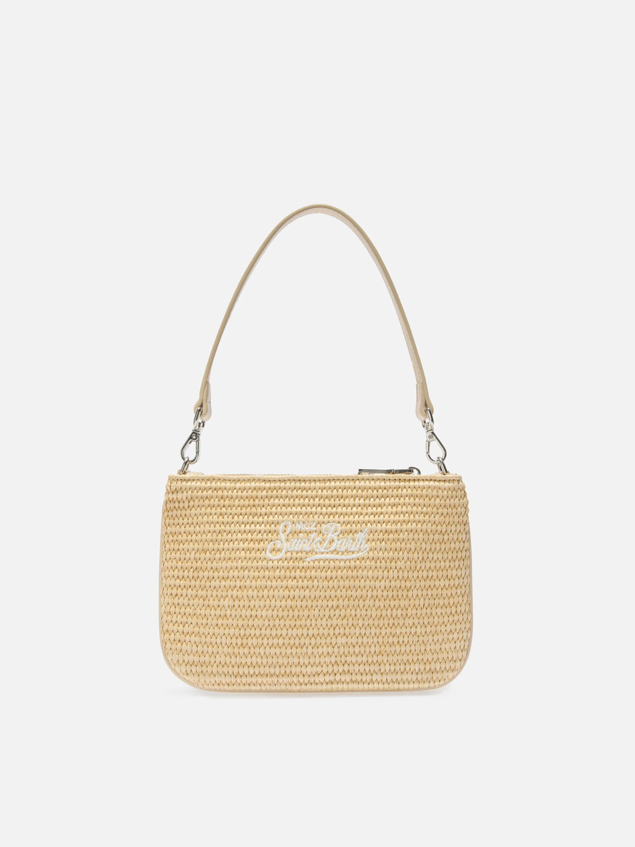 Mini Parisienne pouch with removable shoulder strap and multicolor rhinestones - Image 4