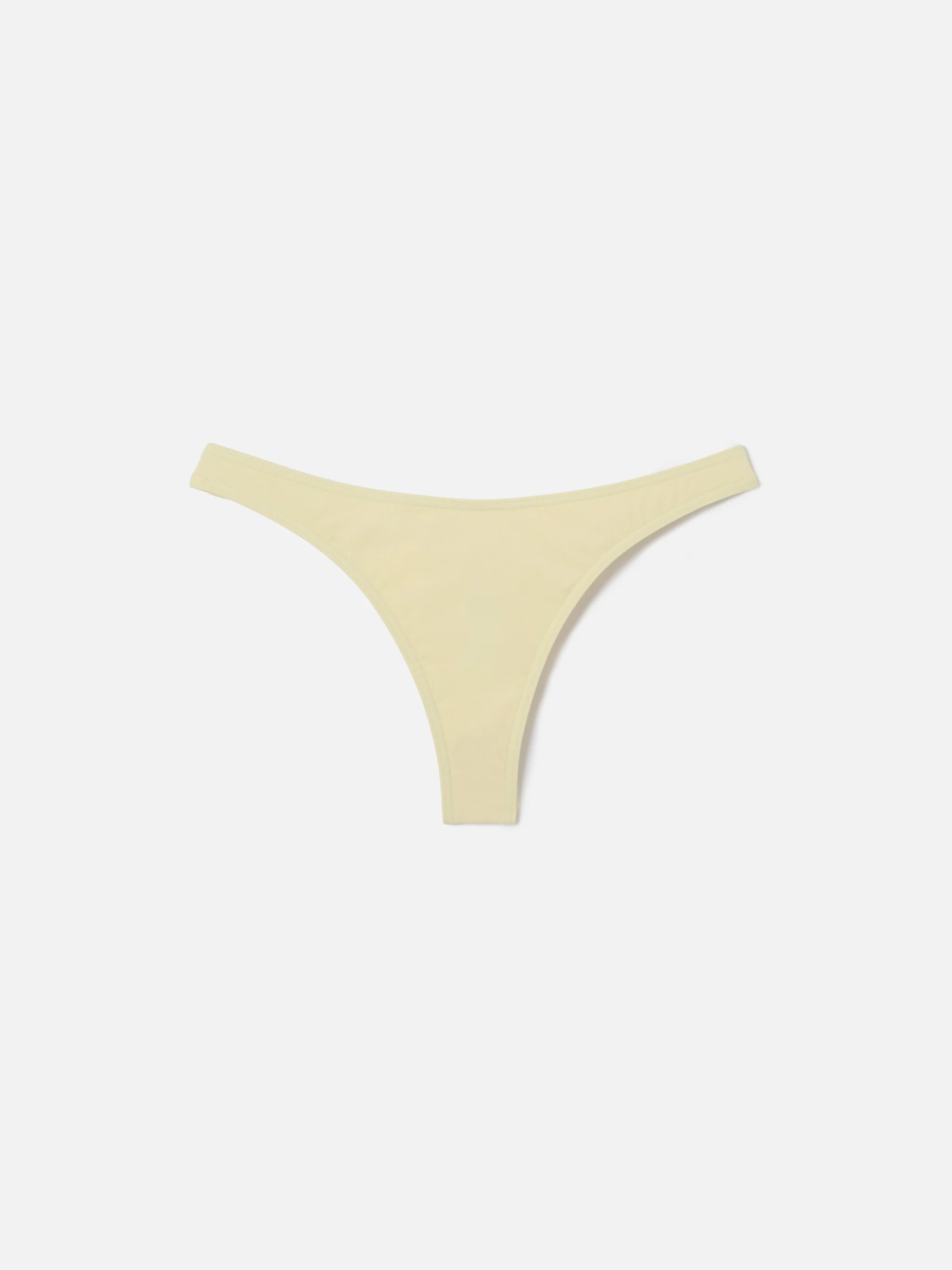 Naomi Brazilian bikini bottoms in solid butter