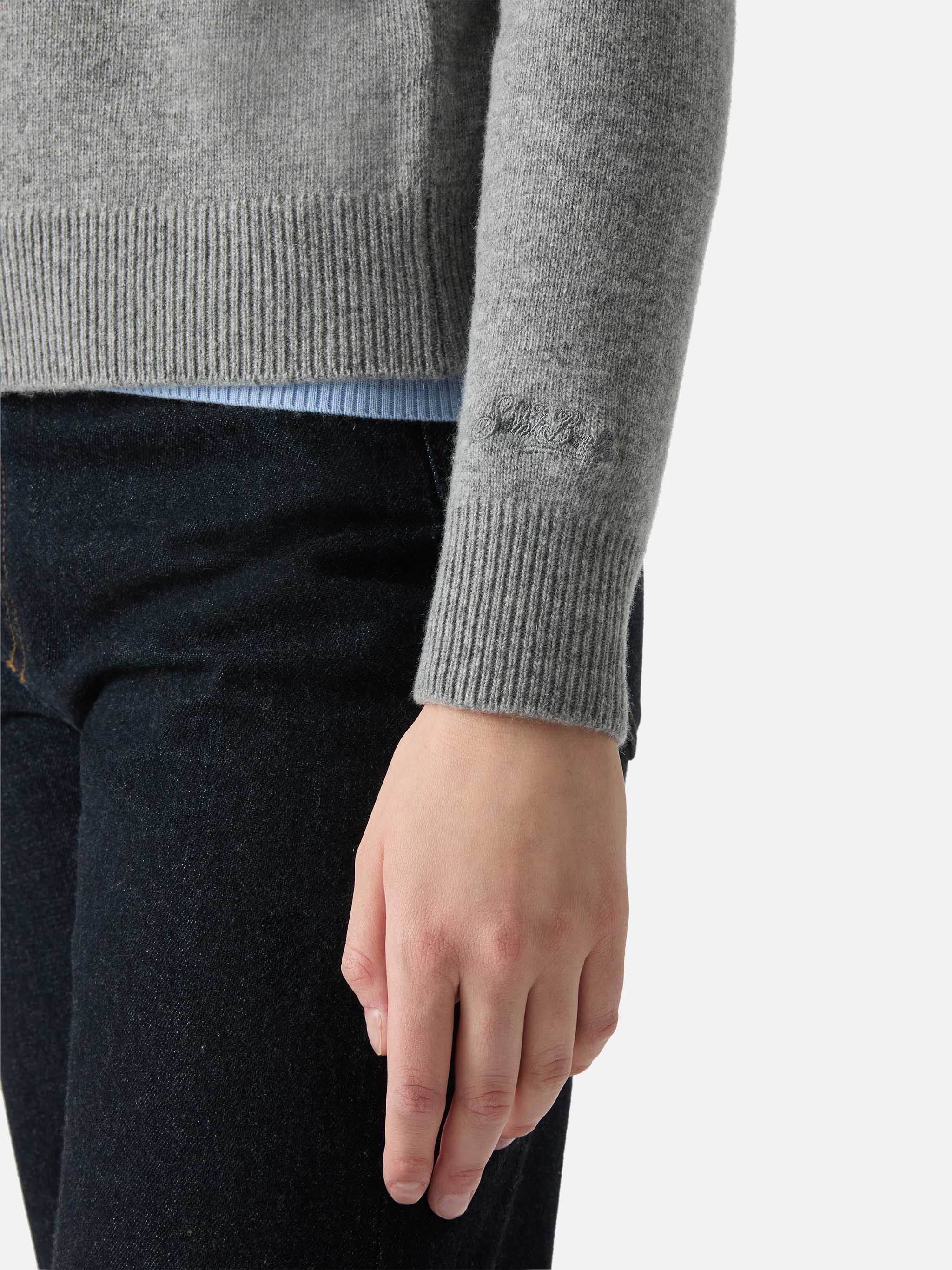 New Queen crewneck with Ma anche no jacquard - Image 4