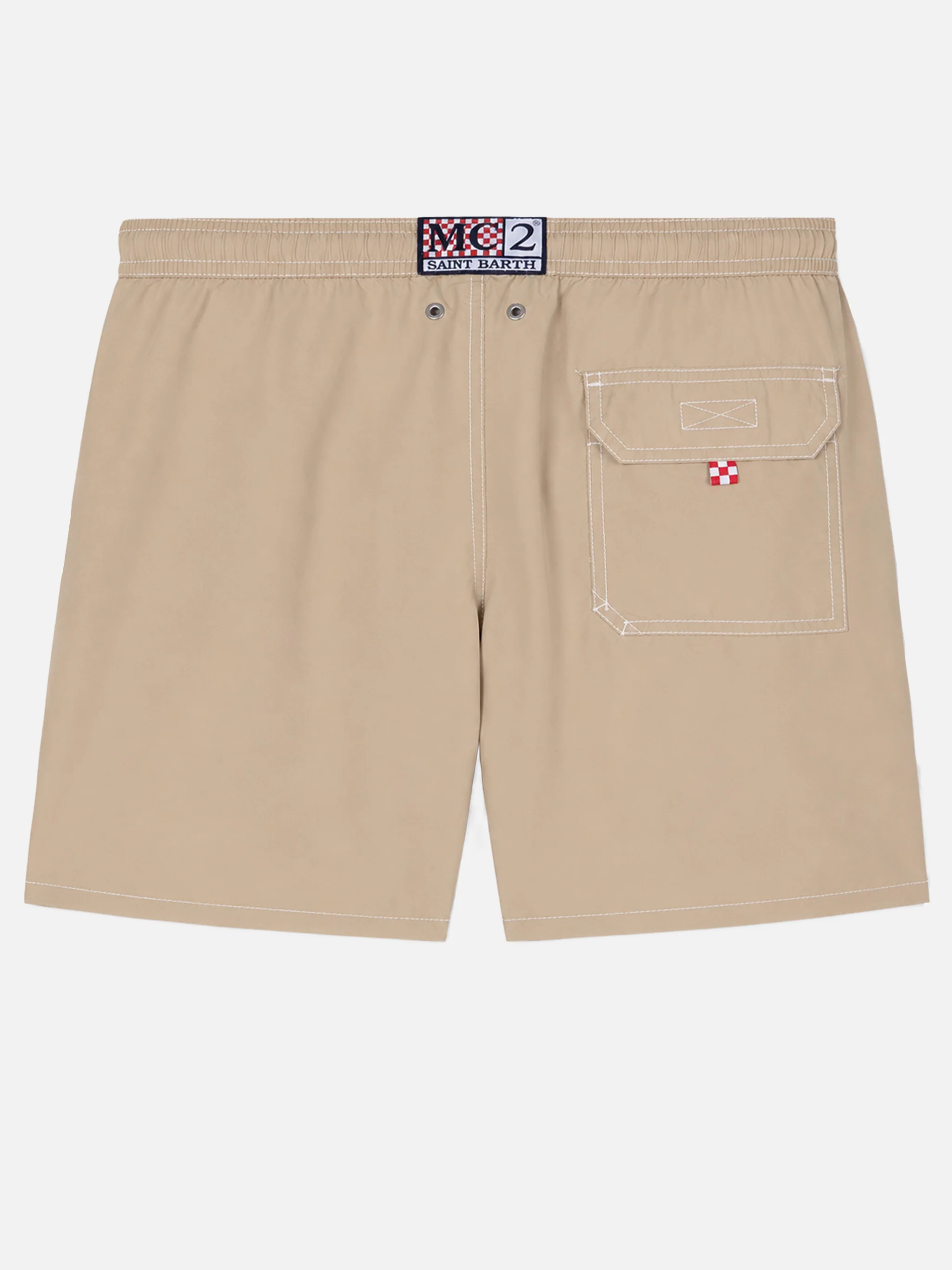 Patmos classic swim shorts in beige - Image 2