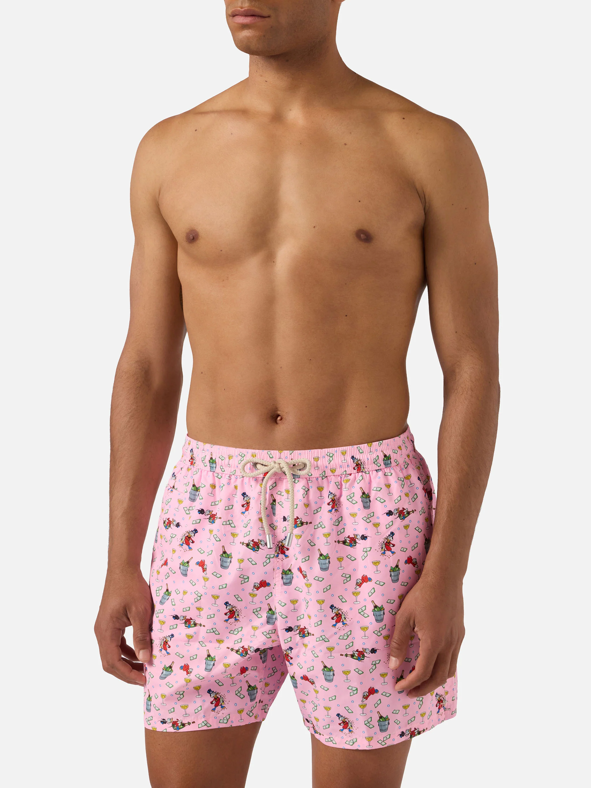 Pink Lighting Micro swim shorts with McDuck print | Special Edition - Image 3