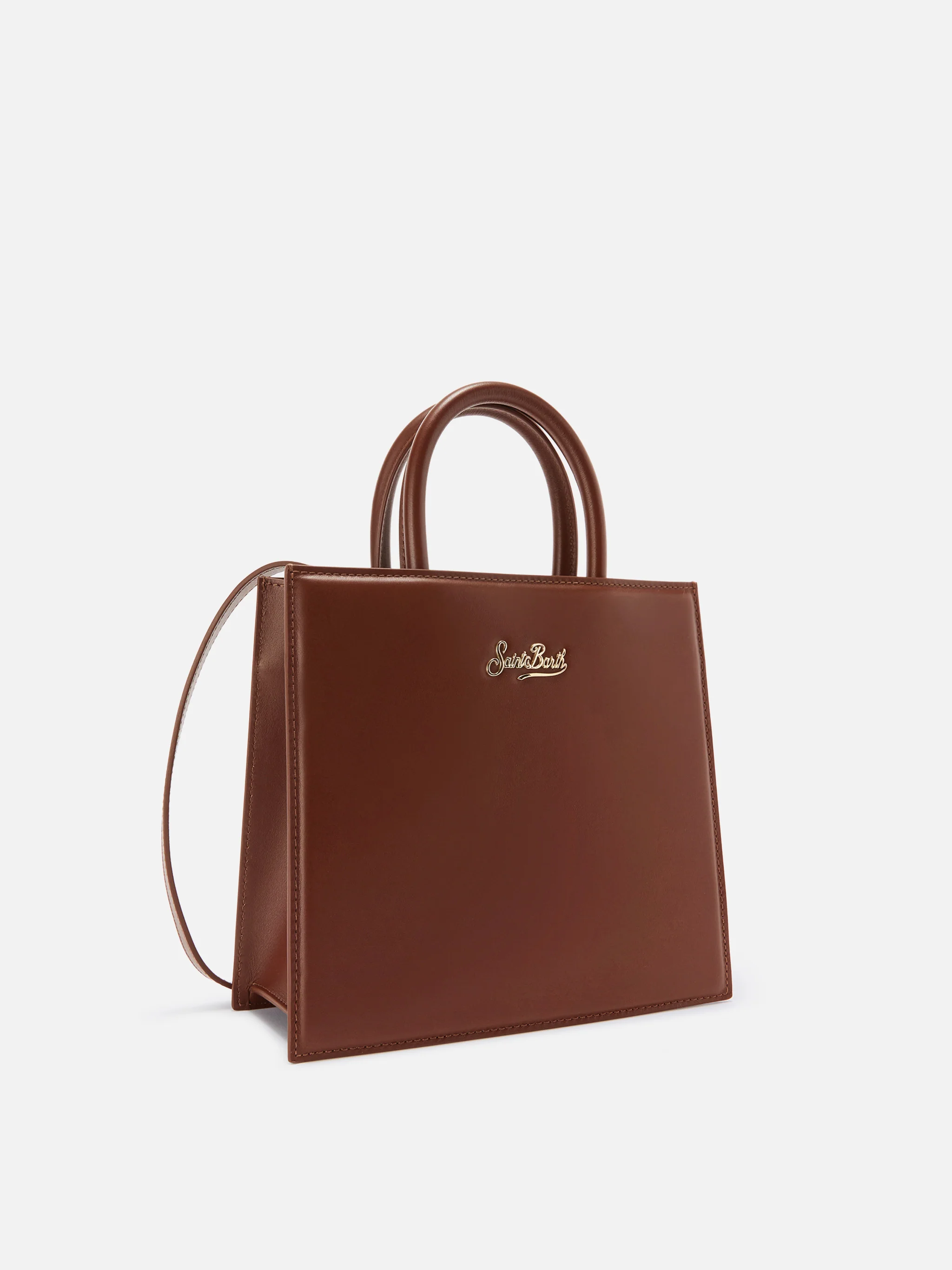 Shop Bag Midi brown leather bag - Image 3