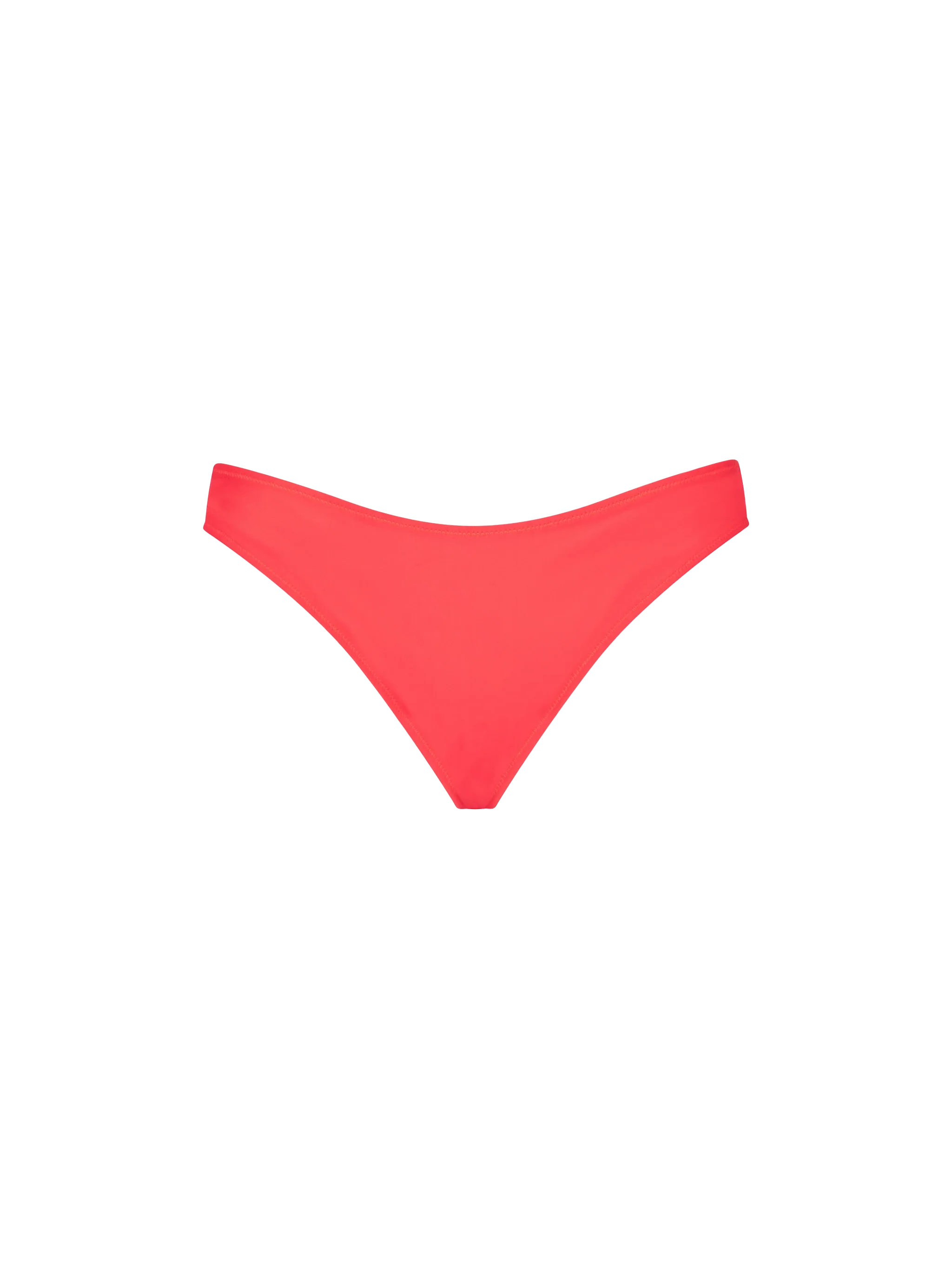 Elise fluo red swim briefs