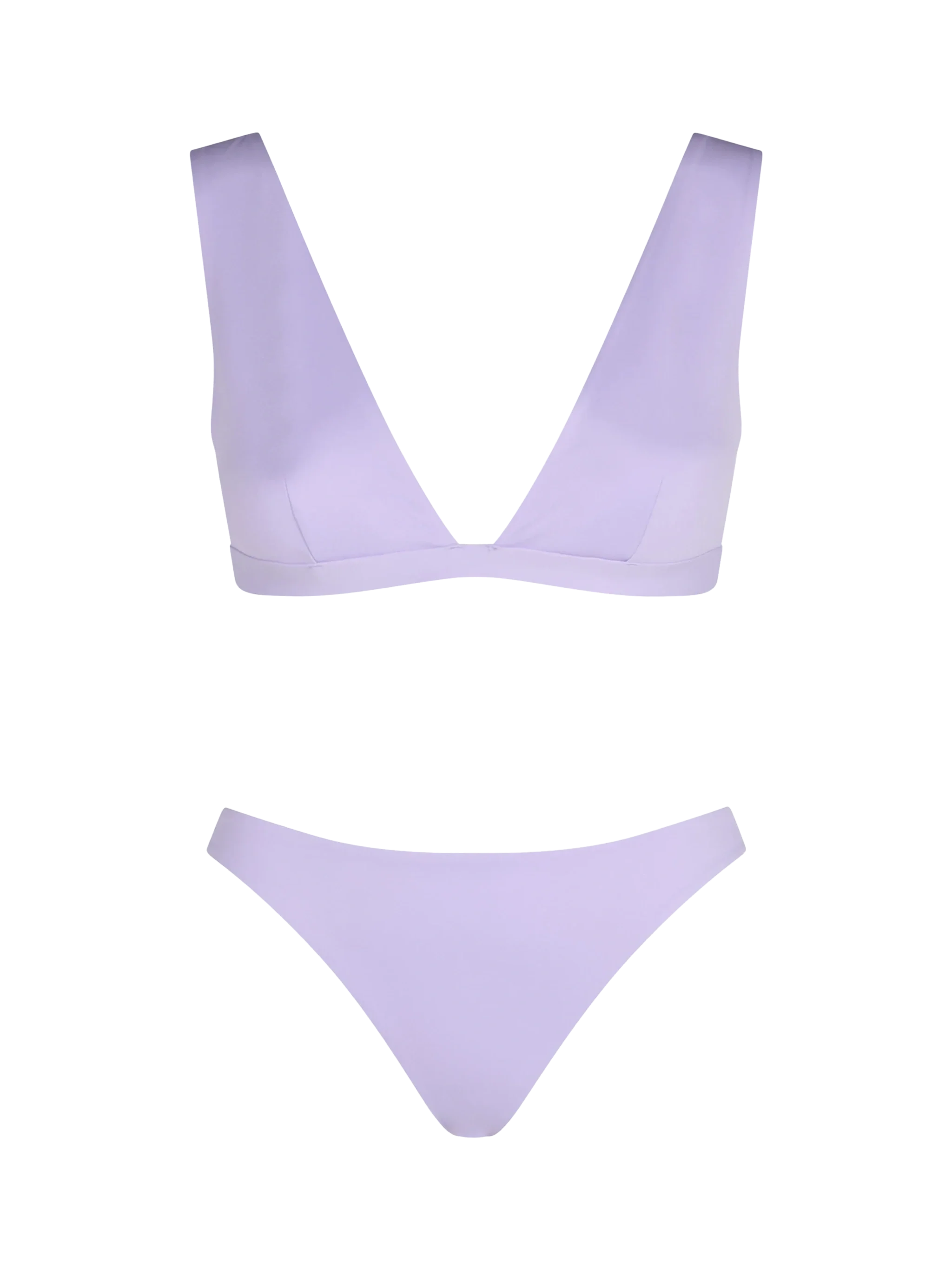 Ofelia Reanna lilac heatsealed scoop bikini
